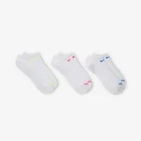 Nike Everyday Plus Cushion тренировочные No-Show носки (3 пары) многоцветный