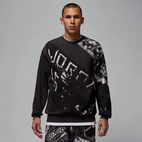 Nike Jordan MVP чоловічі Crew-Neck Fleece світшот колір чорний
