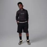 Nike Jordan MVP Big дитячі Fleece Pullover Толстовка з капюшоном колір чорний