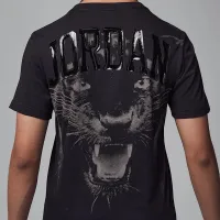 Nike Air Jordan 3 Big дитячі Jordan Panther Graphic футболка колір чорний