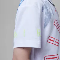 Nike Jordan Little детские Elements футболка цвет белый
