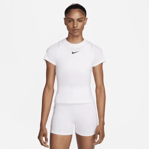 NikeCourt Advantage женская Dri-FIT Short-Sleeve Tennis Top цвет белый