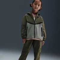 Nike Dri-FIT Little детские 2-Piece Full-Zip Tech Woven набор цвет зеленый