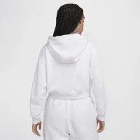 Nike Sportswear Club Fleece женская оверсайз Crop Graphic Толстовка с капюшоном цвет коричневый