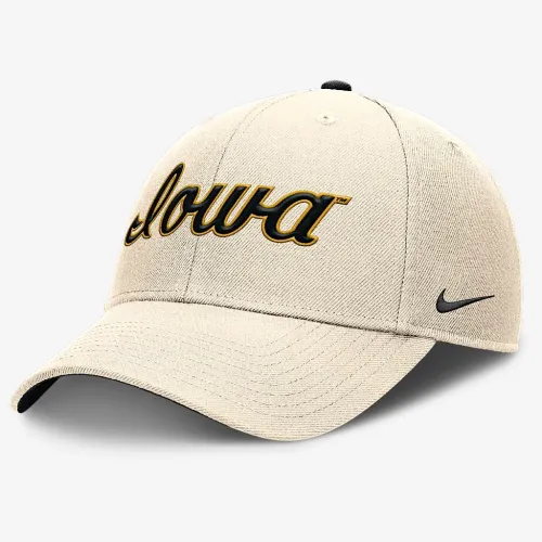 Iowa Hawkeyes Primetime Rise чоловічі Nike College Adjustable Hat колір коричневий