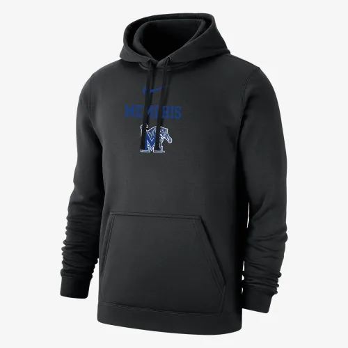 Memphis Club Fleece чоловічі Nike College Толстовка з капюшоном колір чорний
