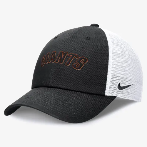 San Francisco Giants Everцвет зеленый Wordmark Club мужские Nike MLB Adjustable Hat цвет черный