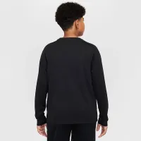 Nike Dri-FIT Multi+ Big дитячі (для хлопчиків) Long-Sleeve Top (Extended Size) колір чорний