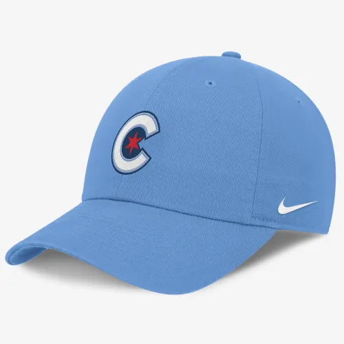 Chicago Cubs City Connect Club мужские Nike MLB Adjustable Hat синий