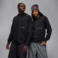 Nike Jordan x Awake NY чоловічі Full-Zip Fleece Толстовка з капюшоном колір чорний