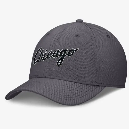 Chicago цвет белый Sox Swoosh мужские Nike Dri-FIT MLB Hat цвет серый