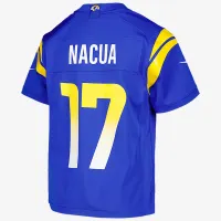 Puka Nacua Los Angeles Rams Big дитячі Nike NFL Game Jersey блакитний