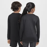 Nike Legend Big детские Dri-FIT Long-Sleeve футболка цвет черный