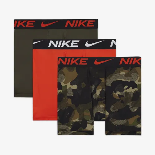 Nike Micro Print трусы (3 пары) Big детские Underwear многоцветный