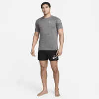 Nike чоловічі Heatheколір червоний Short-Sleeve Hydroguard Swim Shirt колір сірий