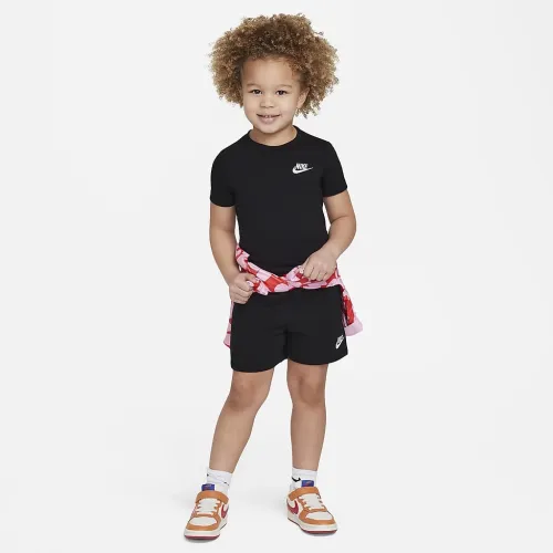 Nike Club Toddler Knit шорти комплект колір чорний
