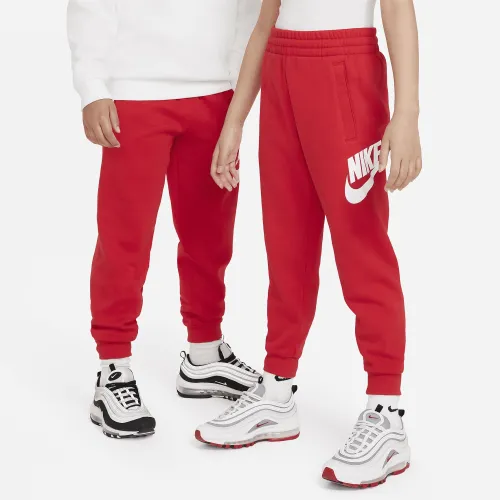 Nike Club Fleece Big дитячі Joggers колір червоний