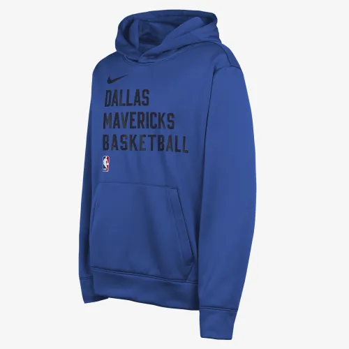 Dallas Mavericks Big детские Nike Dri-FIT NBA Pullover Толстовка с капюшоном синий