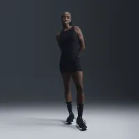 Nike Zenvy Rib женская Dri-FIT Tank Top цвет черный