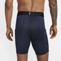 Nike Pro мужские Dri-FIT Fitness Long шорты синий