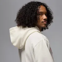 Nike Jordan Flight Fleece чоловічі Graphic Pullover Толстовка з капюшоном колір білий