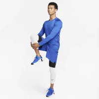 Nike Pro чоловічі Dri-FIT Slim Long-Sleeve Fitness Top блакитний