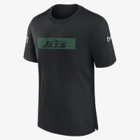 New York Jets Sideline Player мужские Nike Dri-FIT NFL футболка цвет черный