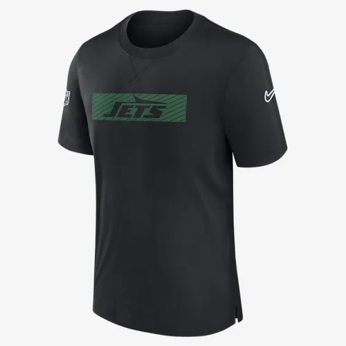 New York Jets Sideline Player мужские Nike Dri-FIT NFL футболка цвет черный