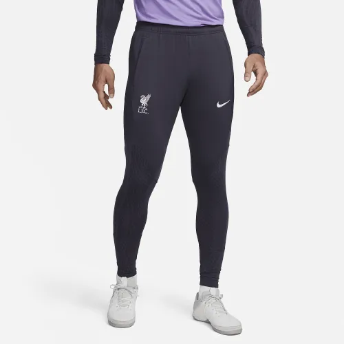 Liverpool FC Strike Third чоловічі Nike Dri-FIT Soccer Knit Pants колір сірий