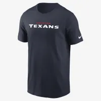 Houston Texans Primetime Wordmark Essential чоловічі Nike NFL футболка блакитний