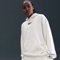 Caitlin Clark Nike баскетбольні Fleece Pullover Толстовка з капюшоном колір білий