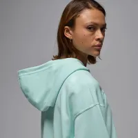 Nike Jordan Brooklyn Fleece жіноча Pullover Толстовка з капюшоном колір зелений