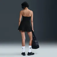 Nike Sportswear Chill Terry женская Mid-Rise French Terry Mini Skort цвет черный