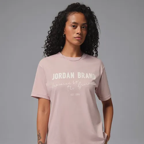Nike Jordan Brooklyn жіноча Graphic футболка Pink