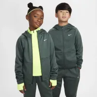 Nike Big дитячі Therma-FIT Winterized тренувальні Толстовка з капюшоном колір зелений