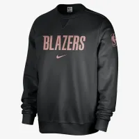 Portland Trail Blazers Standard Issue чоловічі Nike Dri-FIT NBA Crew-Neck світшот колір чорний