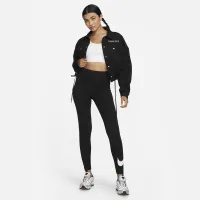 Nike Sportswear Classics женская С высокой Талией Graphic лосины цвет черный