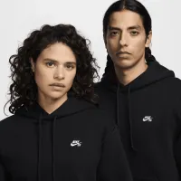 Nike SB Fleece Pullover Skate Толстовка з капюшоном колір чорний