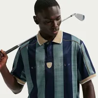 Nike Fairway Fresh чоловічі Dri-FIT Loose Short-Sleeve для гольфу Polo колір сірий