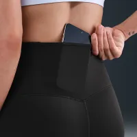 Nike Go жіноча З високою талією 7/8 лосіни з кишенямиколір чорний