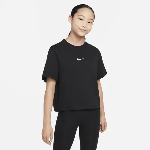 Nike Sportswear Big дитячі (Girls') футболка колір чорний