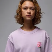 Nike Jordan жіноча Graphic футболка колір фіолетовий