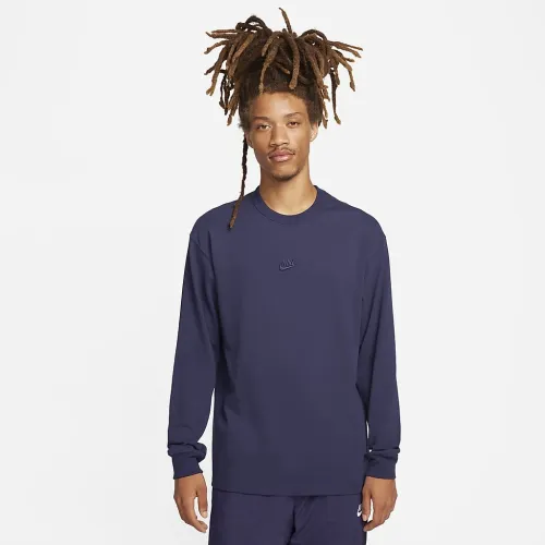 Nike Sportswear Premium Essentials чоловічі Long-Sleeve футболка колір фіолетовий