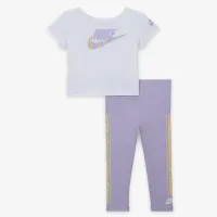 Nike Happy Camper Baby (12-24M) лосины набор цвет фиолетовый