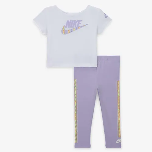 Nike Happy Camper Baby (12-24M) лосіни комплект колір фіолетовий