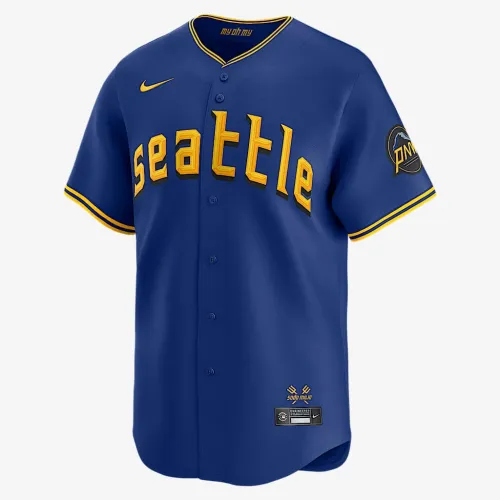 Julio Rodríguez Seattle Mariners City Connect чоловічі Nike Dri-FIT ADV MLB Limited Jersey блакитний