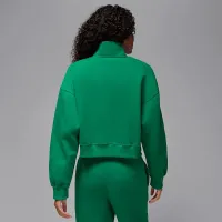 Nike Jordan Brooklyn Fleece жіноча 1/4-Zip Top колір зелений