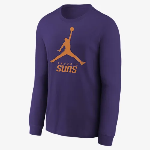 Nike Phoenix Suns Essential Big дитячі Jordan NBA Long-Sleeve футболка колір чорний