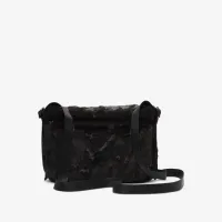 Nike Sportswear Futura 365 Faux Fur Crossbody сумка (1L) цвет черный