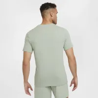 Nike Dri-FIT мужские Fitness футболка цвет зеленый